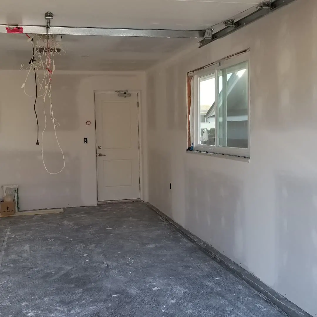 A room with no walls and no ceiling.